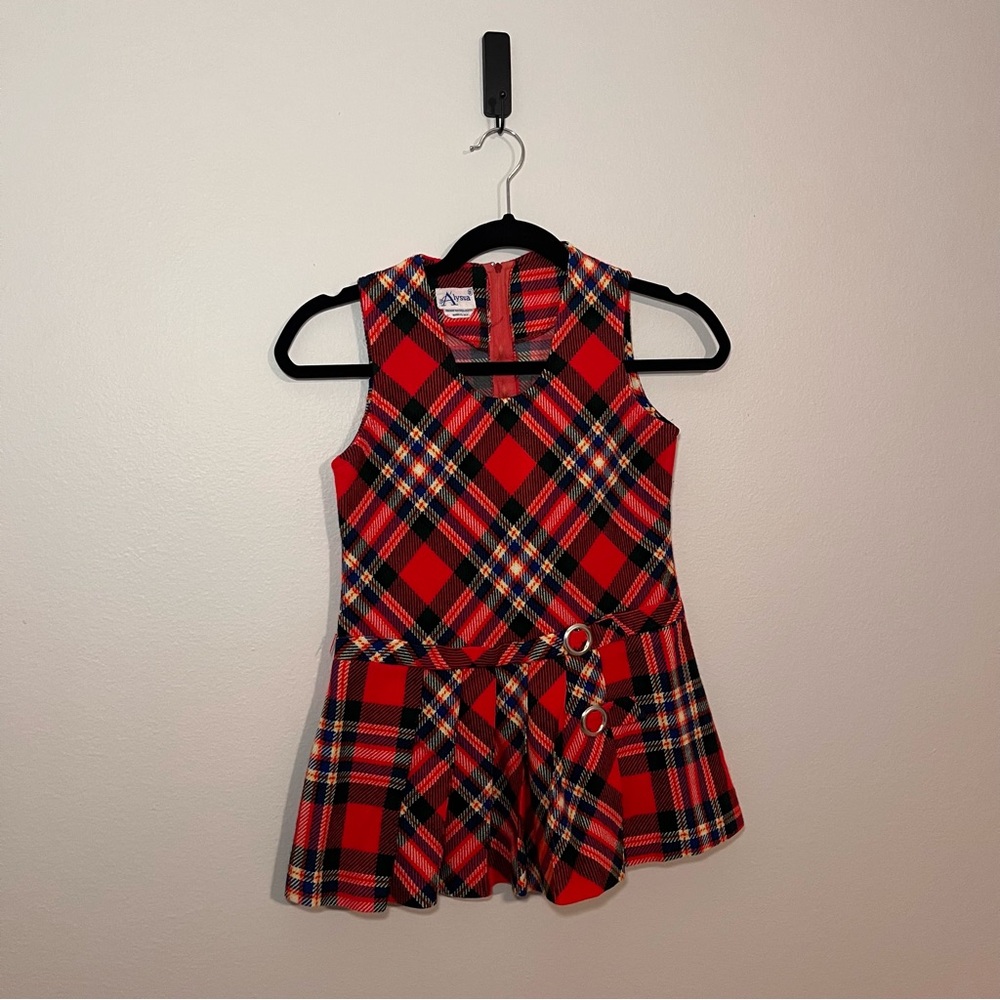 Vintage: Alyssa • Red Plain Jumper